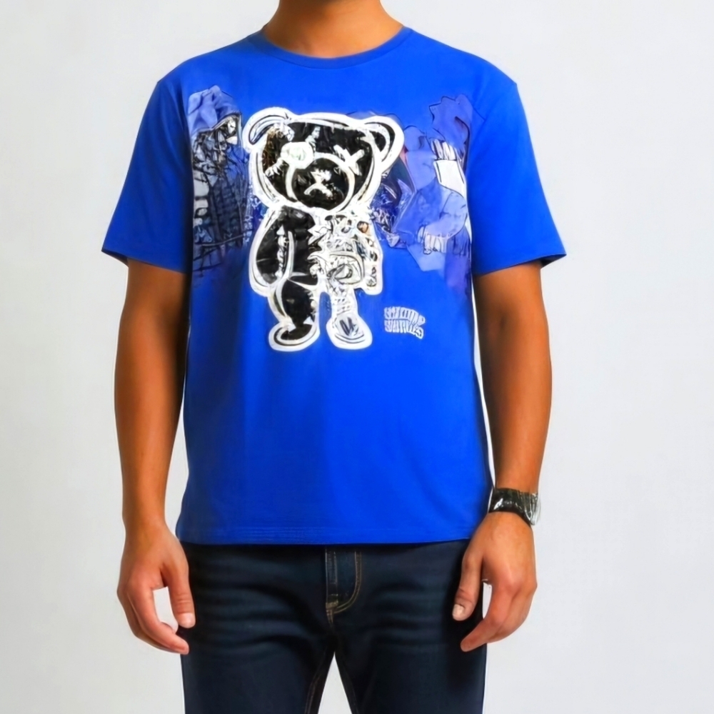 Super Massive Limited Edition Men's Teddy Bear Graphic Tee | Size: L